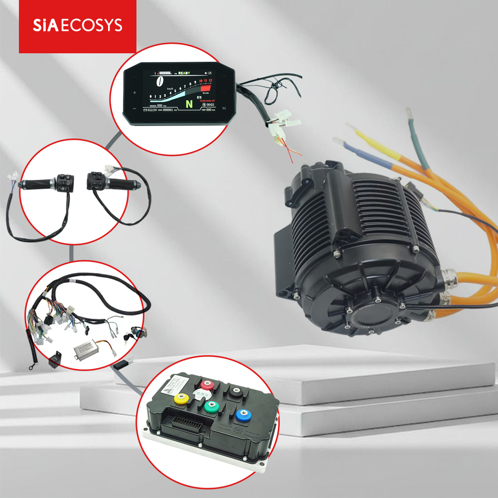 محرك QSMOTOR QS165 60H 12000W  - مراجعة Fardriver Nd72850 Controller وسعره