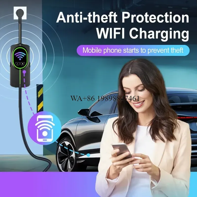 شاحن Wmwmnu لـ RUIVANDA بقوة 3 - مراجعة J1772 Evse 32A Level 2 Charger وسعره