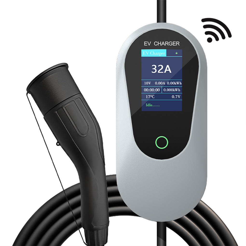 Type-2 شاحن EV محمول 22KW 32A  - مراجعة Ev Charger Type 2 22Kw 32A 3 Phase وسعره