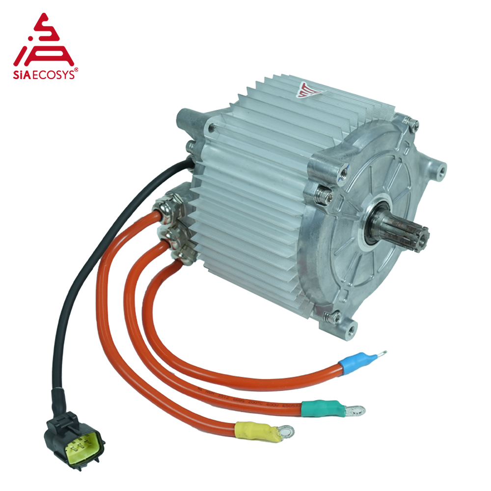 مجموعة تحويل كاملة بمحرك SiAEC - مراجعة Mid Drive Motor Kit 72V 5000W وسعره