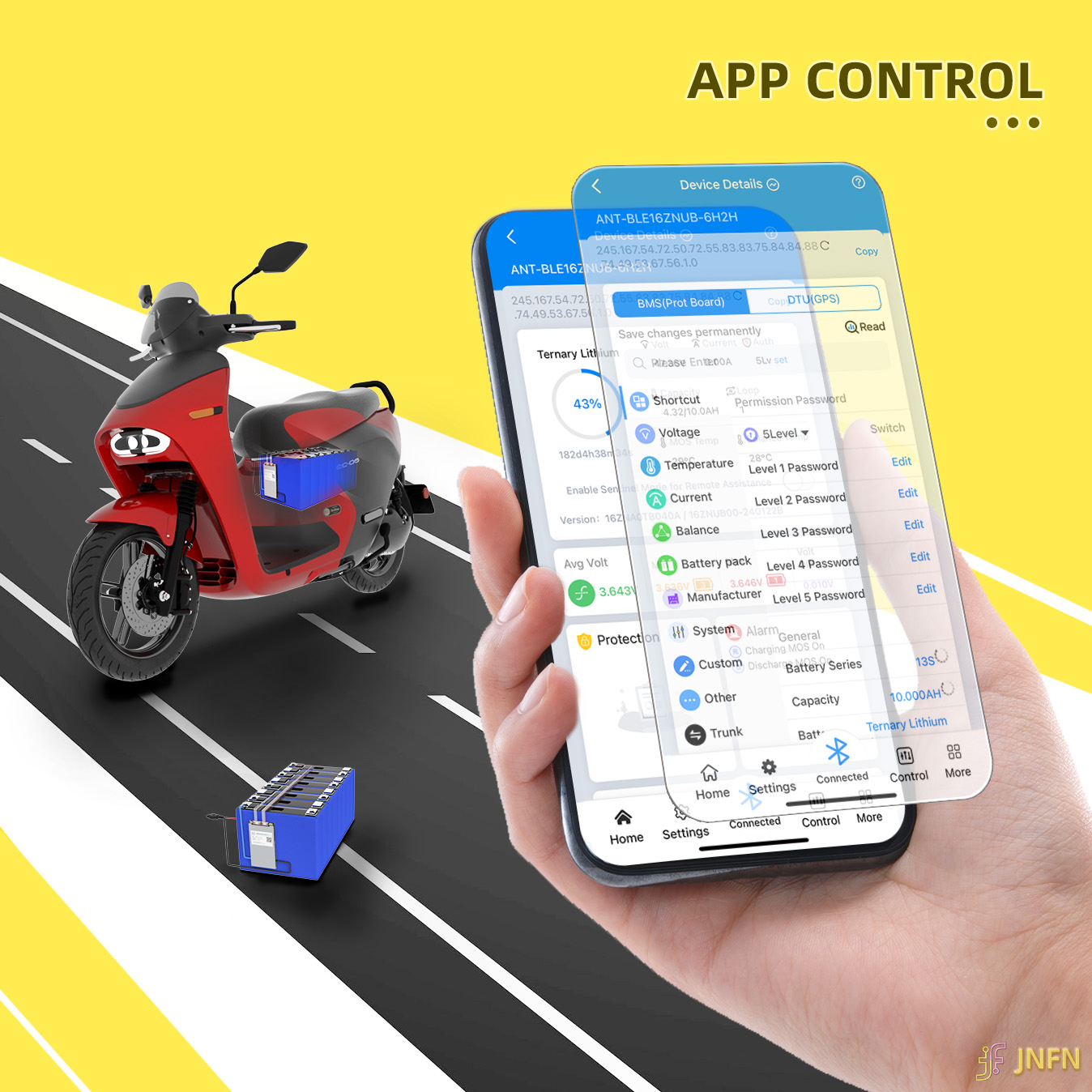 لوحة حماية بطارية Ant Bluetoot - مراجعة Smart Bms 24S 200A Bluetooth Lifepo4 وسعره