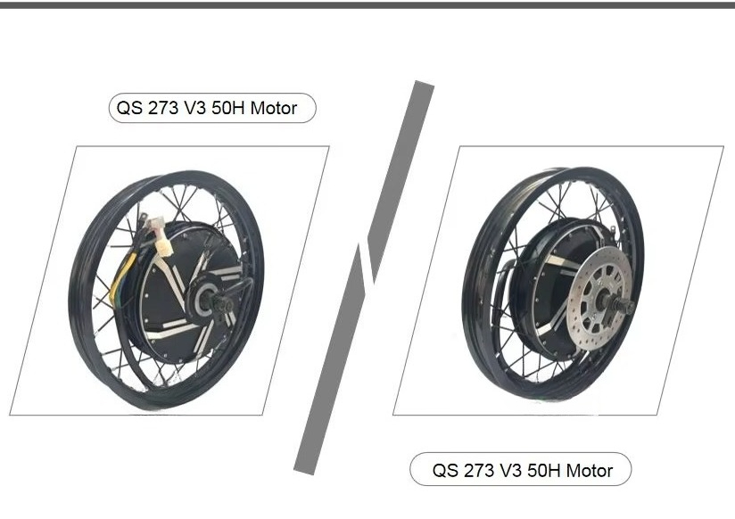 طقم محرك دراجة نارية كهربائية  - مراجعة Qs Motor 273 8000W Hub Motor وسعره