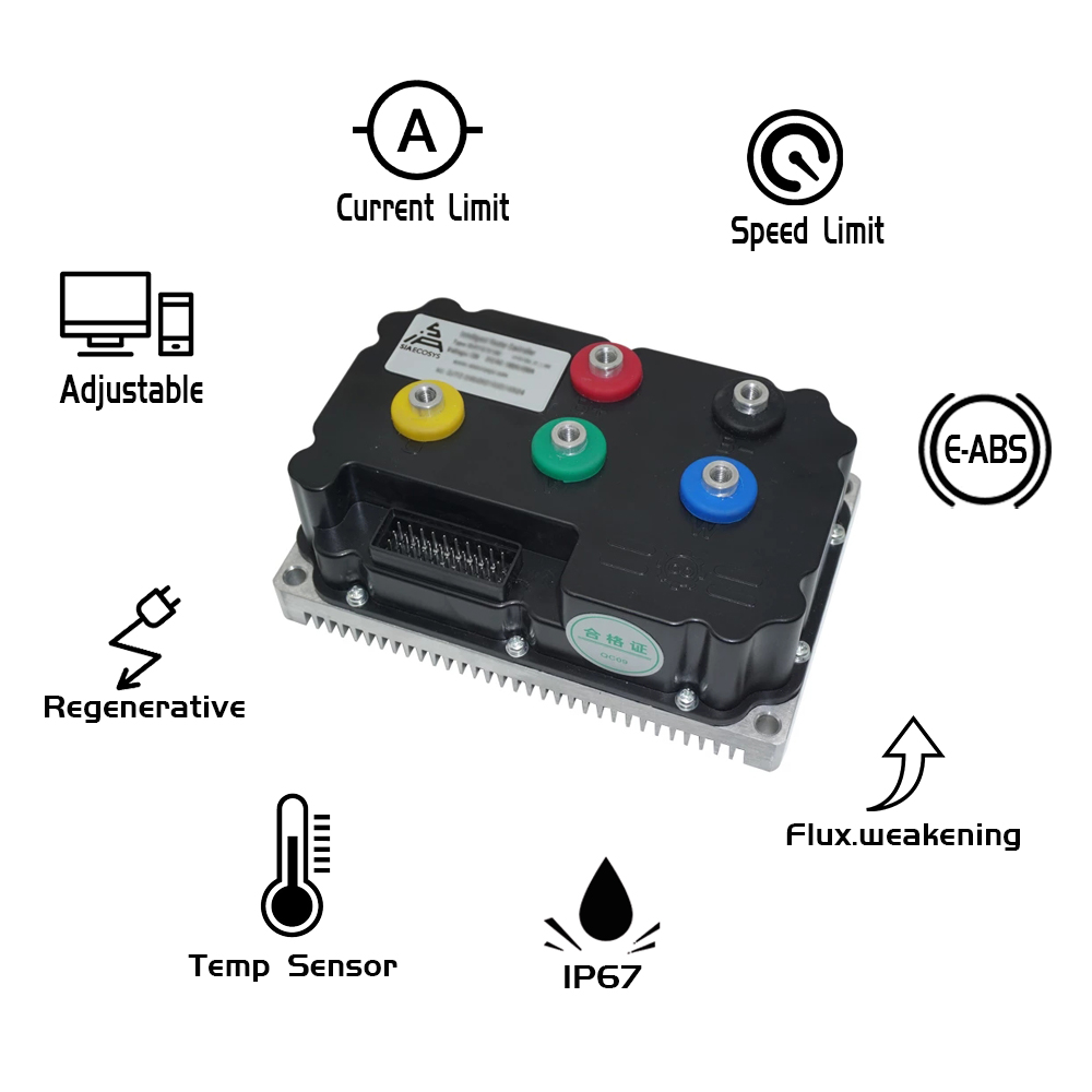 مجموعة محرك QSMOTOR QS165 V2 ب - مراجعة Mid Drive Motor Kit 72V 5000W وسعره